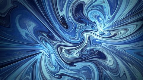 Blue Abstract Art Wallpaper - WallpaperSafari