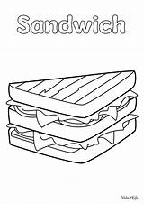 Sandwich Coloring Pages Free Printable PDFs  WakeTheKids sketch template