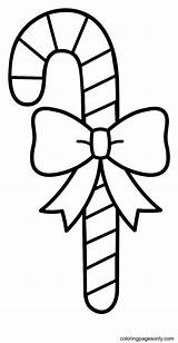 Christmas Candy Cane Printable Coloring Page  Free sketch template