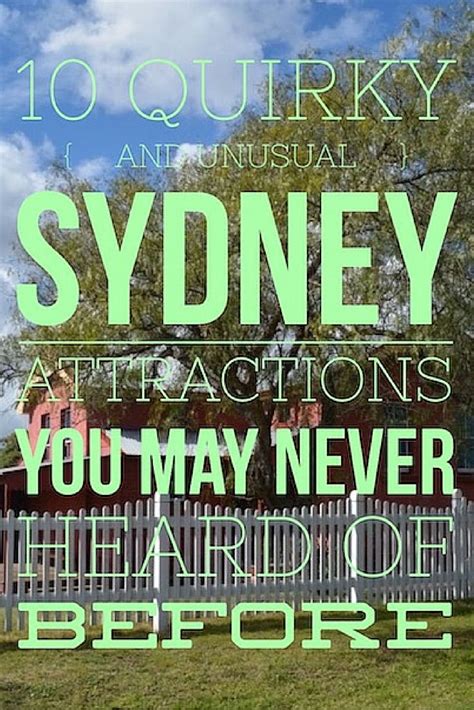 10 quirky and unusual Sydney attractions you may never heard of before | Sydney travel ...