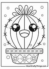 Cactus Coloring Page Kids Pages sketch template