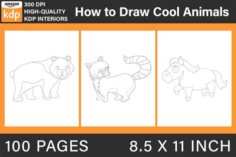 How to Draw Cool Animals Graphic by BreakingDots · Creative Fabrica