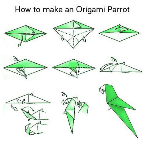 Pin by Rhiannon Shines on Craft Ideas | Origami parrot, Origami ...