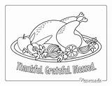 Thanksgiving Food Coloring Pages For Kids sketch template