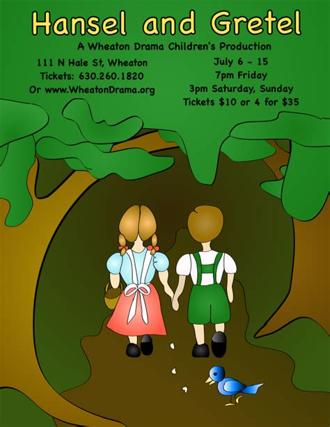 Hansel and Gretel Posters! - Wheaton Drama