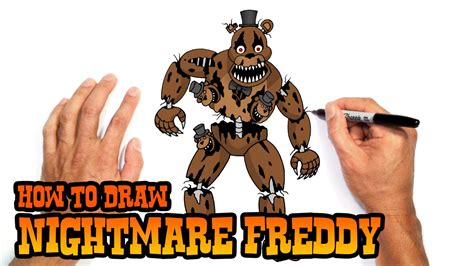 How to Draw Nightmare Freddy | Five Nights at Freddy's - YouTube