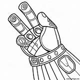 Thanos With Infinity Gauntlet Coloring Page  Pagescom sketch template
