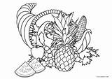 Free Printable Cornucopia Coloring Pages For Kids sketch template