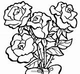 Rose Coloring Pages Printable To Print sketch template