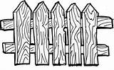 Old Fence Stock Vector  Coloring Pages sketch template