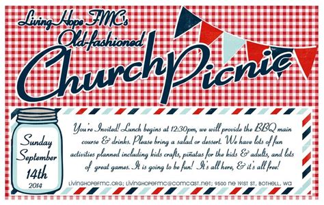 Church-Picnic-B-14.jpg 2,483×1,574 pixels | Church picnic, Picnic invitations, Church