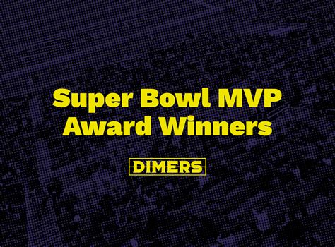 List of Super Bowl MVP Award Winners | Dimers