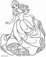 Belle Printable Coloring Pages sketch template