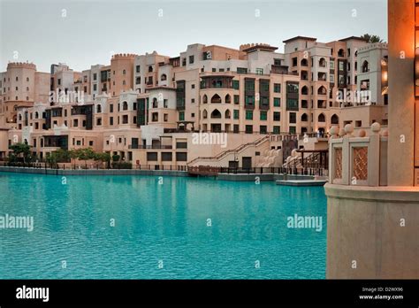 Modern residential houses in Dubai city Stock Photo - Alamy