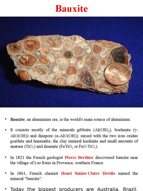 Bauxite | Crystalline Solids | Chemical Compounds