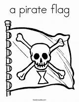 A pirate flag Coloring Page  Twisty Noodle sketch template