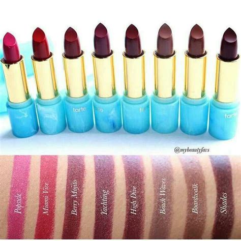 Tarte Cosmetics Color Splash Lipstick Swatches | Lipstick, Tarte ...