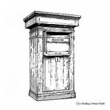 Mailbox Coloring Pages  Free & Printable sketch template