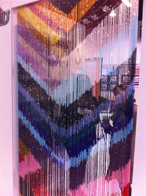 These beaded curtain were a huge hit inside our display. Plaid does beading well :) Beaded Door ...