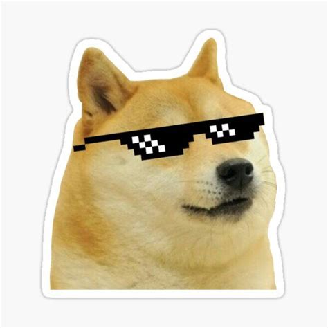 Doge Stickers for Sale | Funny dog faces, Phone cover stickers, Cute laptop stickers