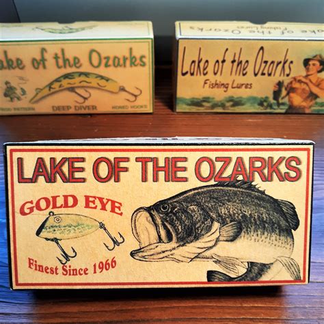 Lake of the Ozarks Missouri Lake House Decor Fishing Lure - Etsy