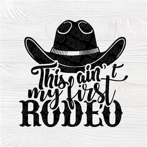 Model Making Craft Supplies & Tools Images for Cut Files or Prints Clip Art Rodeo Cowboy Stencil ...