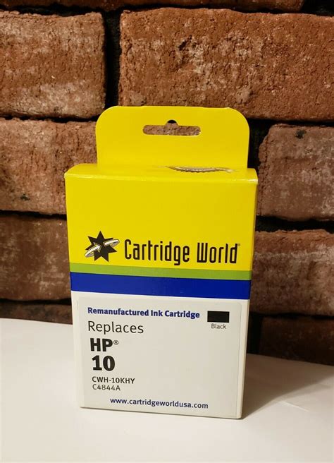 Used NEW Genuine Cartridge World HP 10 BLACK Ink Printhead Printer Print Head HP10 - UBB.threads
