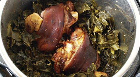 Collard greens with ham hocks recipe – Recipe