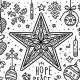 Wonderful Christmas Star coloring Page  Download Print Or Color sketch template