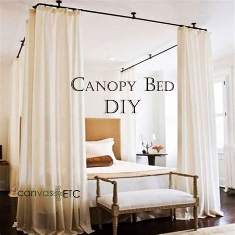 Canopy Bed Curtains DIY | Add Style & Bedroom Elegance | Canvas Etc.