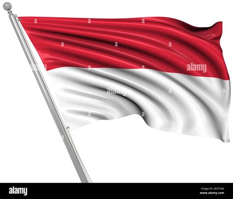 Flag of Monaco Stock Photo - Alamy