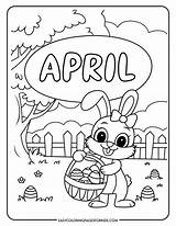 April Coloring Pages 5 Free PDF Printable  Easy sketch template