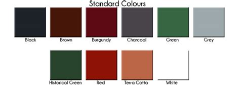 Dulux Roof Paint Colour Chart