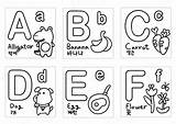 알파벳 색칠하기 sketch template