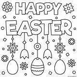 Happy Easter Coloring Pages Free Printable sketch template