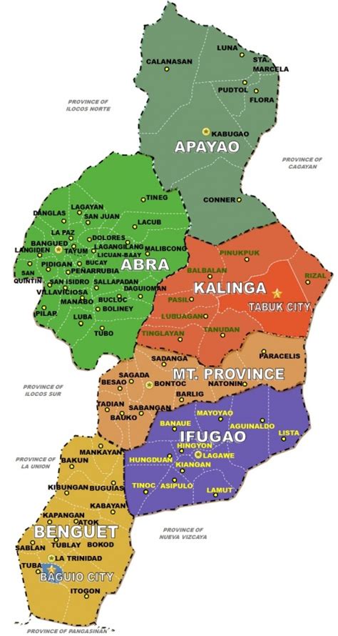 File:Cordillera admininistrative region map.jpg - Philippines