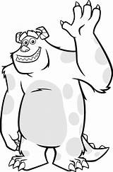 Monsters Inc Coloring Pages  Best For Kids sketch template