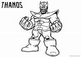 Thanos Avengers Infinity War Coloring Pages sketch template