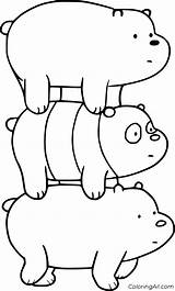 We Bare Bears Coloring Pages 34 Free Printables  ColoringAll sketch template