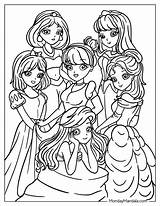 Coloring Pages Disney Princess sketch template