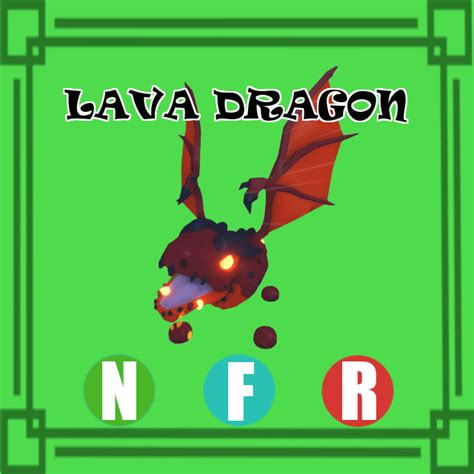 Lava Dragon NEON FLY RIDE Adopt Me