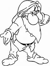 Grumpy Dwarf Coloring Pages Sketch Page sketch template