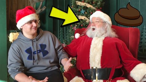 ASKING SANTA FOR POOP - YouTube