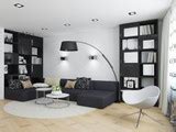 17 Stylish & Modern Black and White Living Room Ideas - Aspect Wall Art