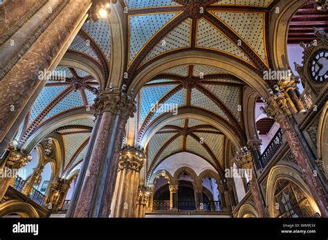 Chhatrapati shivaji maharaj terminus inside view hi-res stock ...