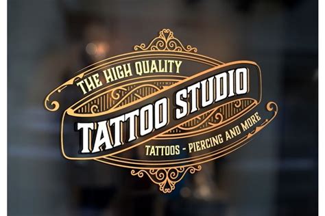 Tattoo logo template (257174) | Branding | Design Bundles