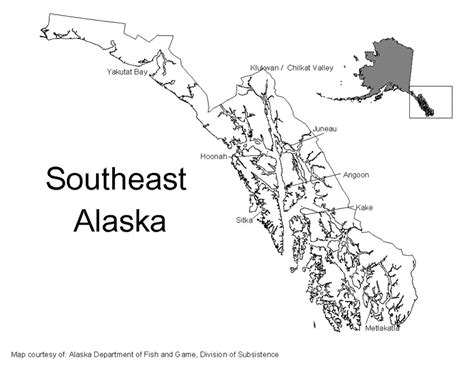 Map of Southeast Alaska | Download Scientific Diagram