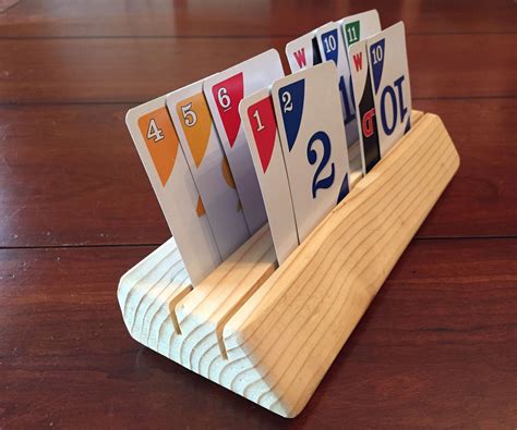 Wooden Playing Card Holder for Kids | Wood projects for kids, Playing card holder, Woodworking ...