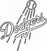 Los Angeles Dodgers Logo Coloring Page  Free Printable Pages sketch template