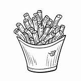 French Fries Coloring Pages – Coloring Corner sketch template